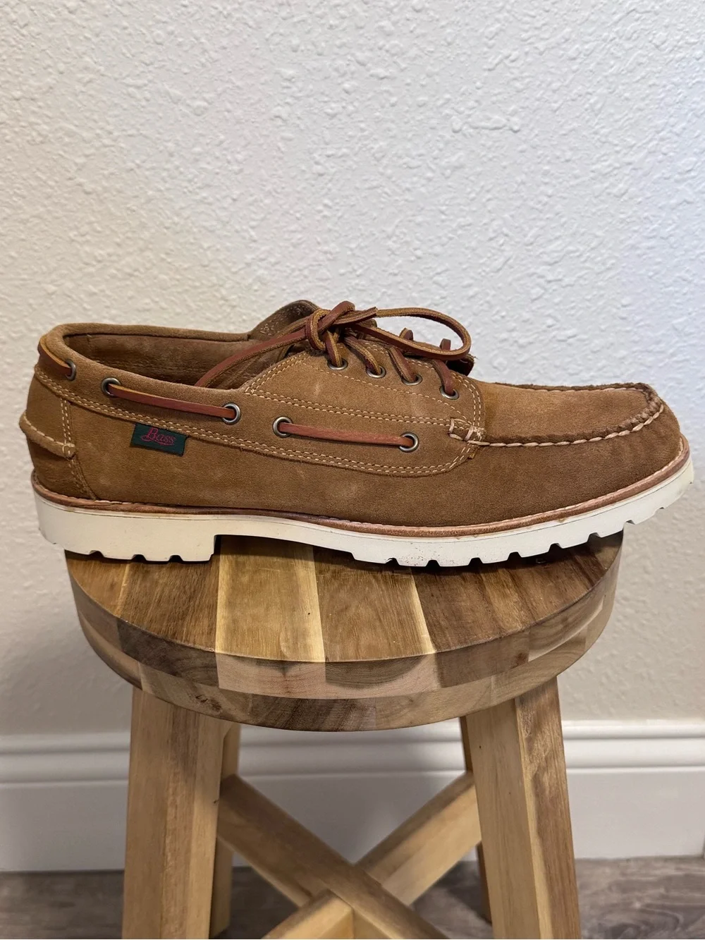 G.H. Bass Ranger Camp Moc Suede Brown Shoes Men’s 12 NIB
